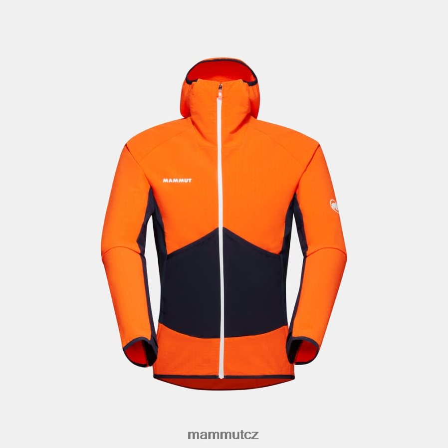 oblečení Mammut Hybridní bunda s kapucí eiger speed ml arumita-noc muži 4VTXXF92