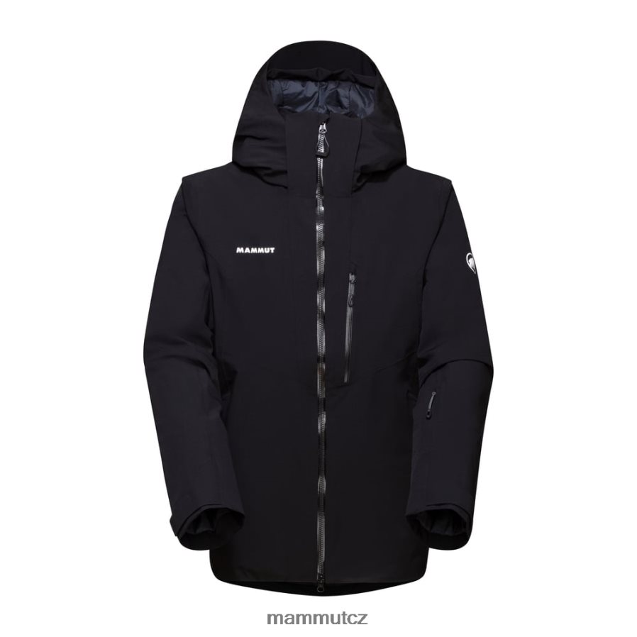 oblečení Mammut Stoney hs termo bunda Černá bílá muži 4VTXXF82