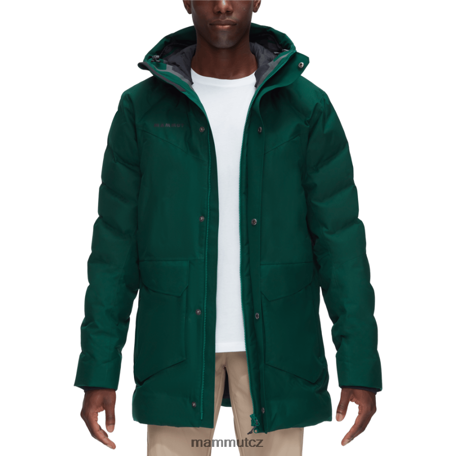 oblečení Mammut Thermo parka photos hs tmavě modrozelená muži 4VTXXF760
