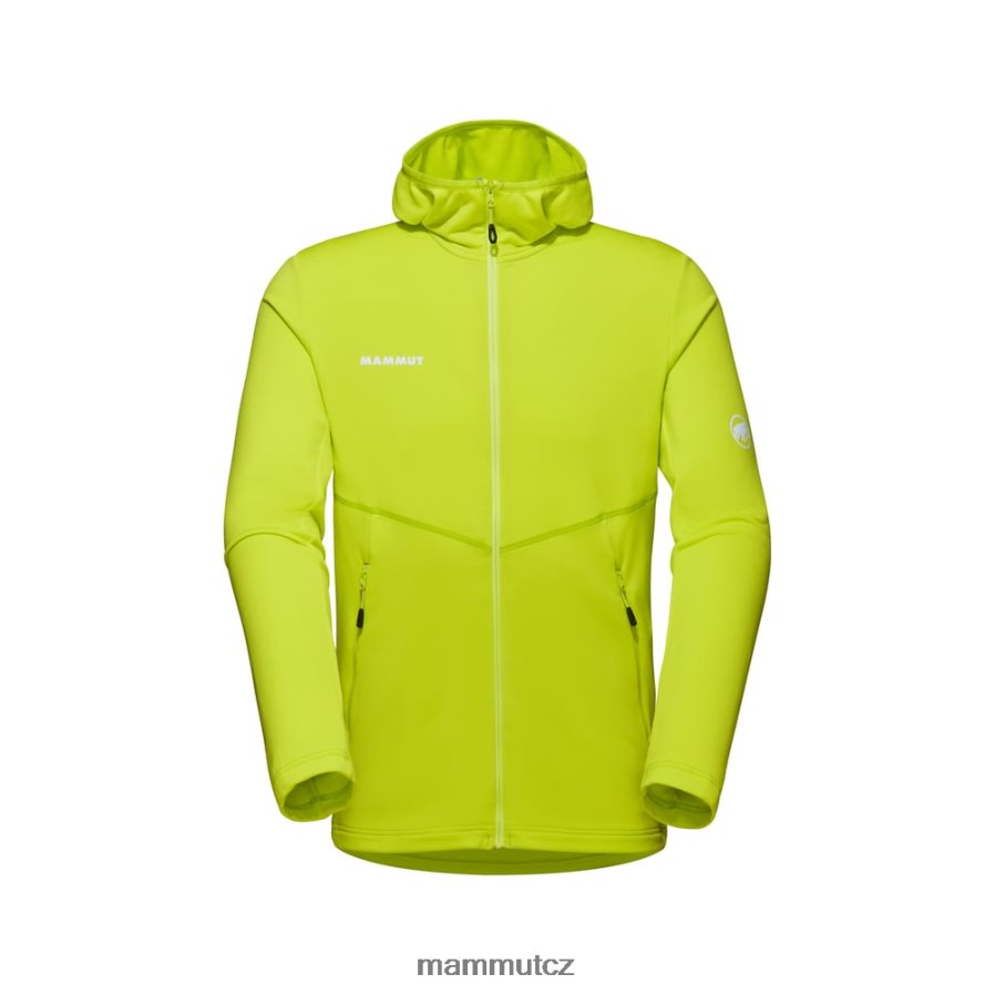 oblečení Mammut aconcagua light ml bunda s kapucí vápno muži 4VTXXF994