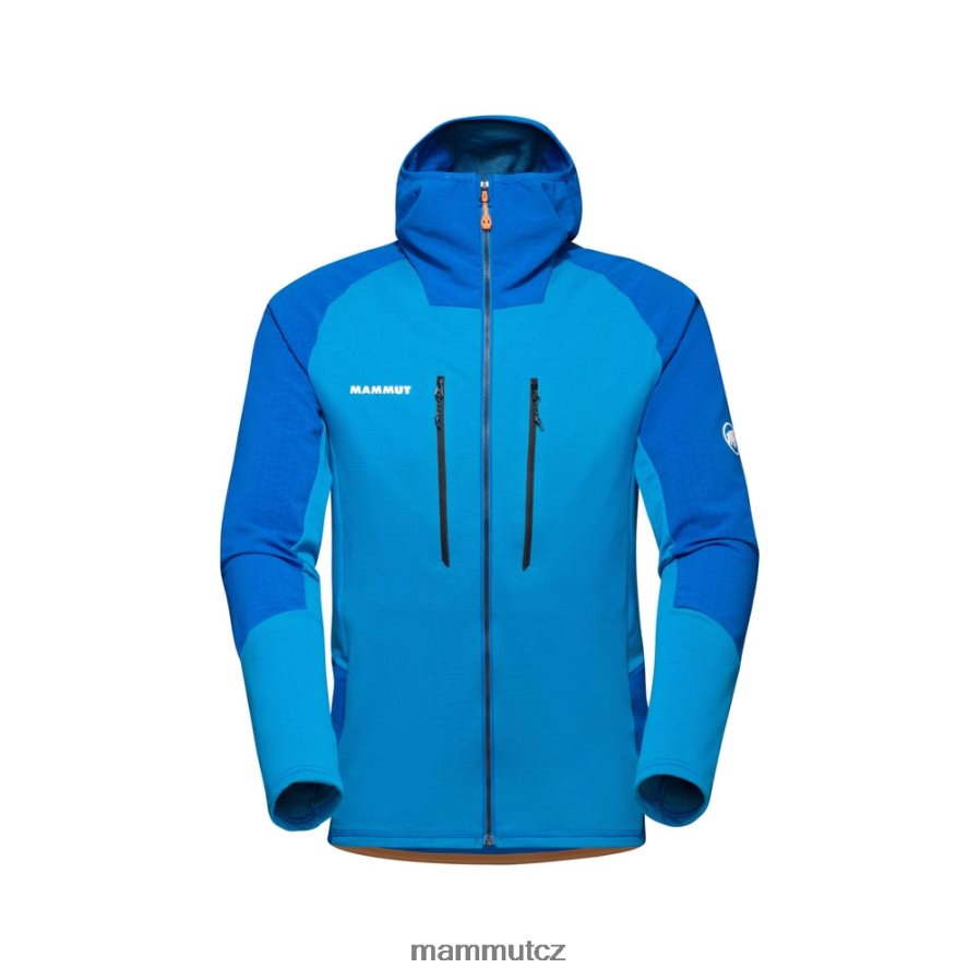oblečení Mammut bunda s kapucí eiswand advanced ml tarn-azurit muži 4VTXXF968