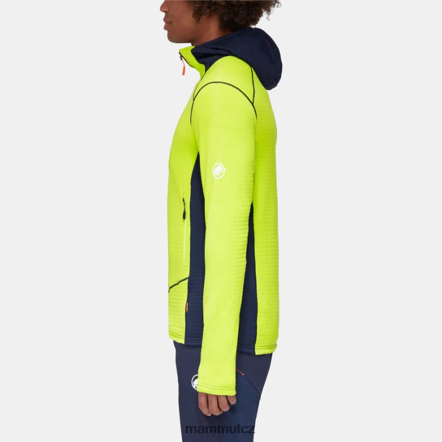 oblečení Mammut bunda s kapucí taiss light ml highlime-marine muži 4VTXXF639