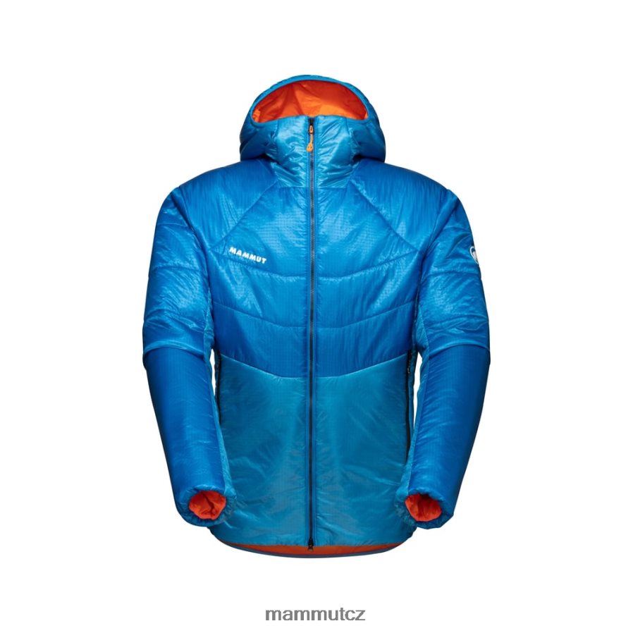 oblečení Mammut eigerjoch light v bundě s kapucí tarn-azurit muži 4VTXXF8