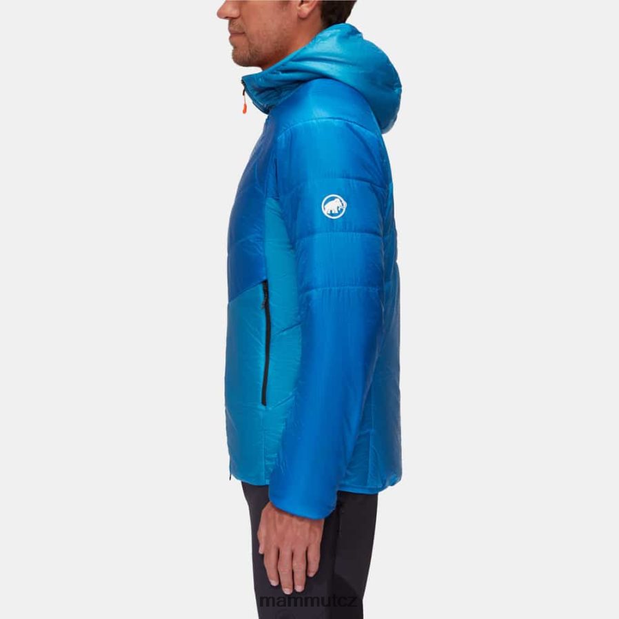 oblečení Mammut eigerjoch light v bundě s kapucí tarn-azurit muži 4VTXXF8
