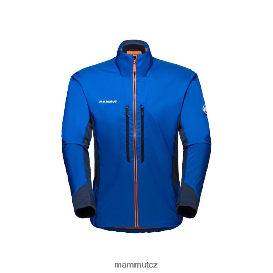 oblečení Mammut eigerjoch v hybridní bundě azurit-noc muži 4VTXXF48