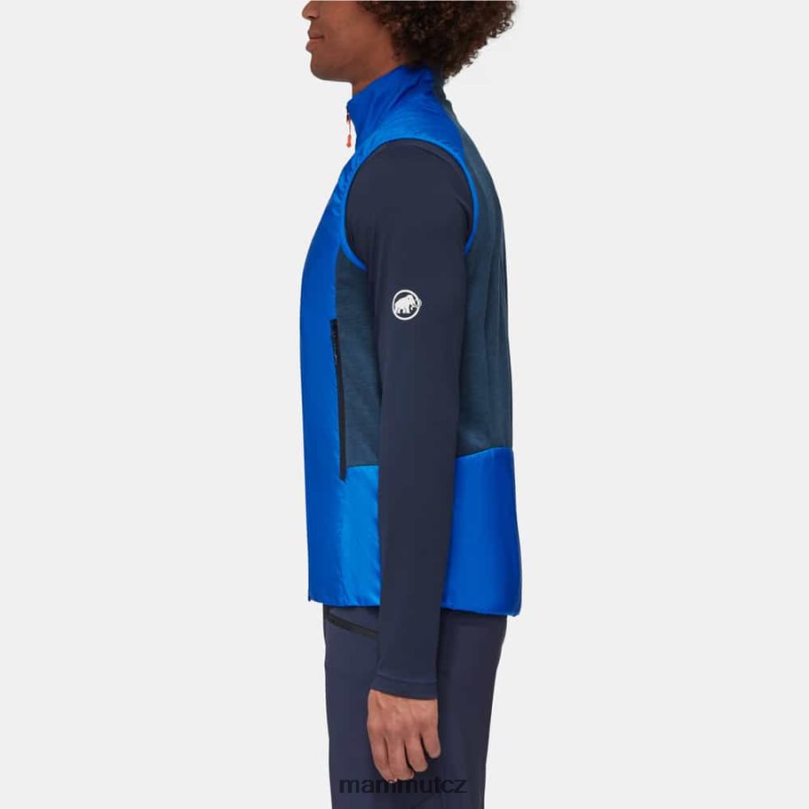 oblečení Mammut eigerjoch v hybridní vestě azurit-noc muži 4VTXXF720