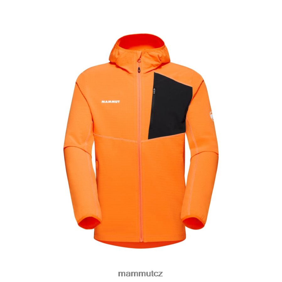 oblečení Mammut madris light ml bunda s kapucí tmavá mandarinka muži 4VTXXF648