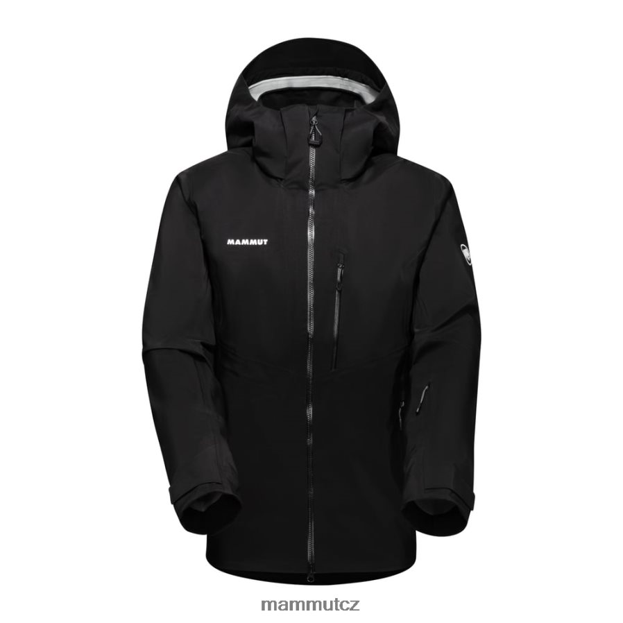 oblečení Mammut stoney hs bunda Černá bílá muži 4VTXXF70