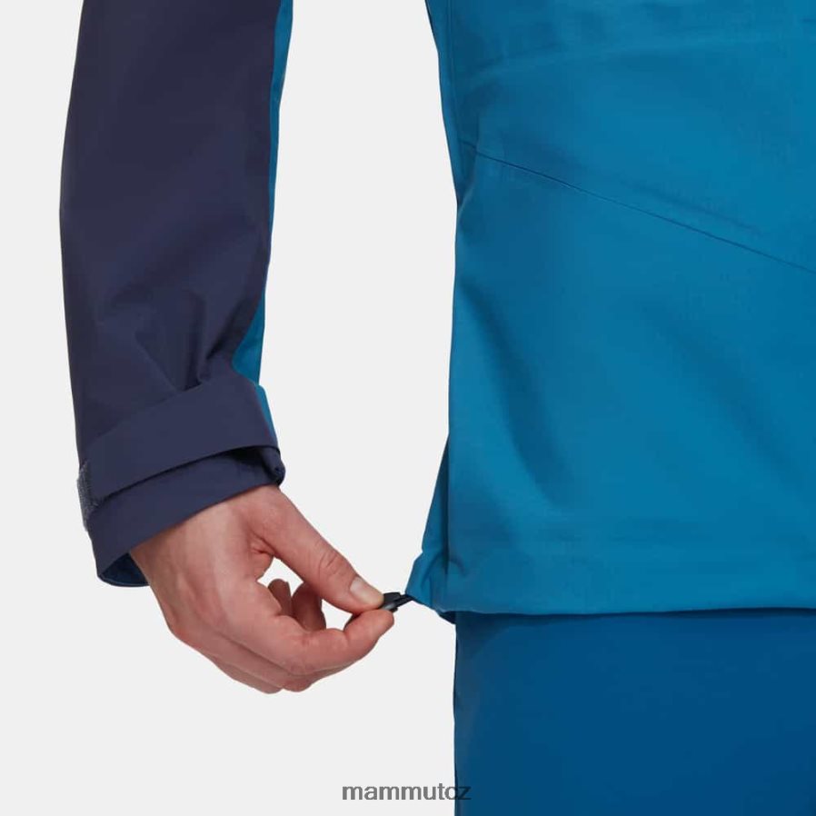 oblečení Mammut taiss hs bunda s kapucí hluboký led-mořský muži 4VTXXF694