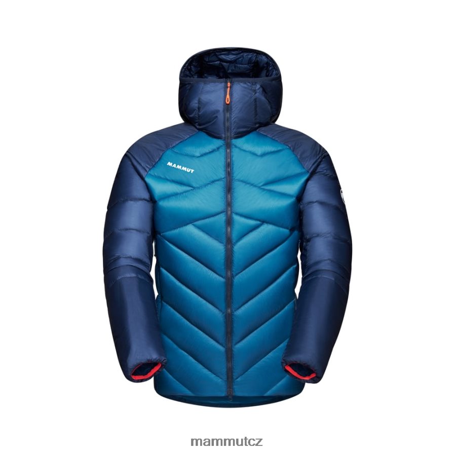 oblečení Mammut taiss v bundě s kapucí hluboký led-mořský muži 4VTXXF670