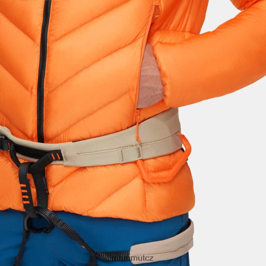 oblečení Mammut taiss v bundě s kapucí tmavá mandarinka muži 4VTXXF669