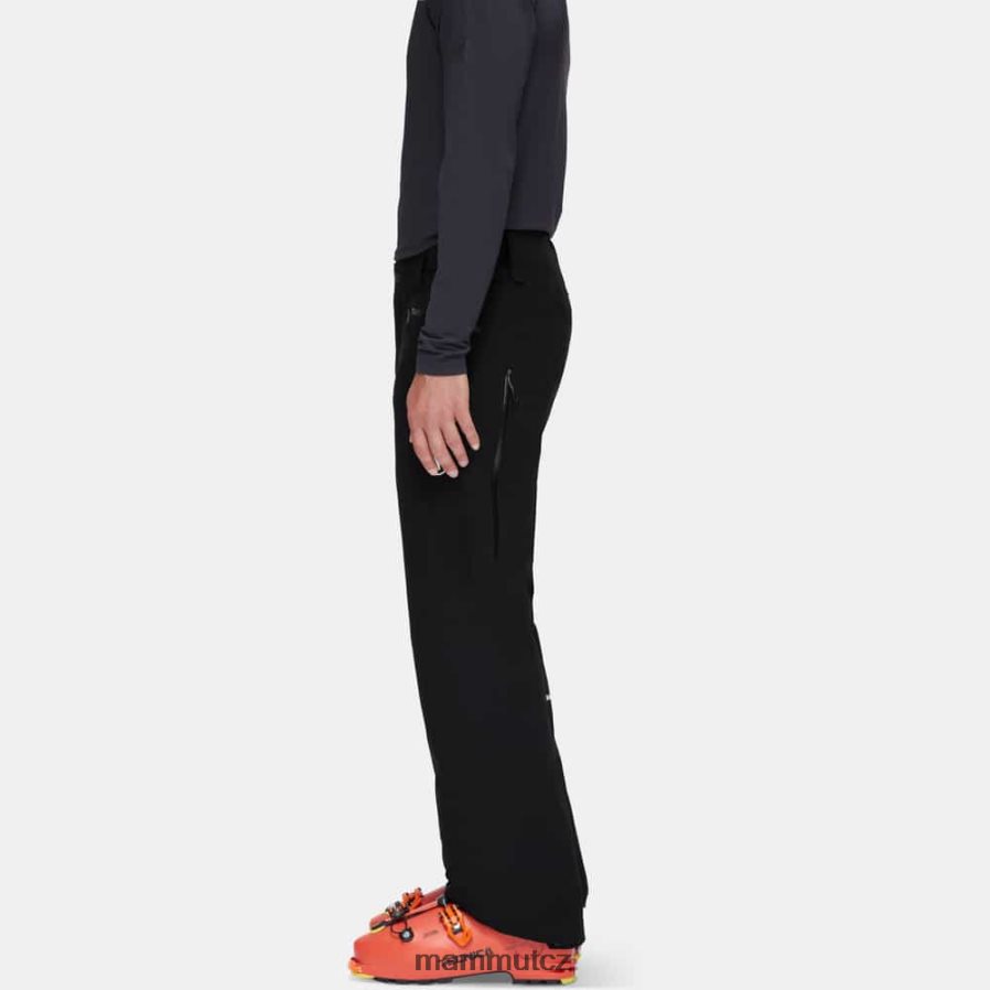 oblečení Mammut Stoney hs termo kalhoty Černá bílá muži 4VTXXF1071