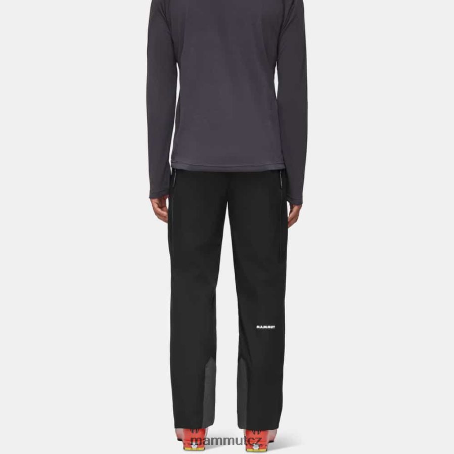 oblečení Mammut stoney hs kalhoty Černá bílá muži 4VTXXF1048