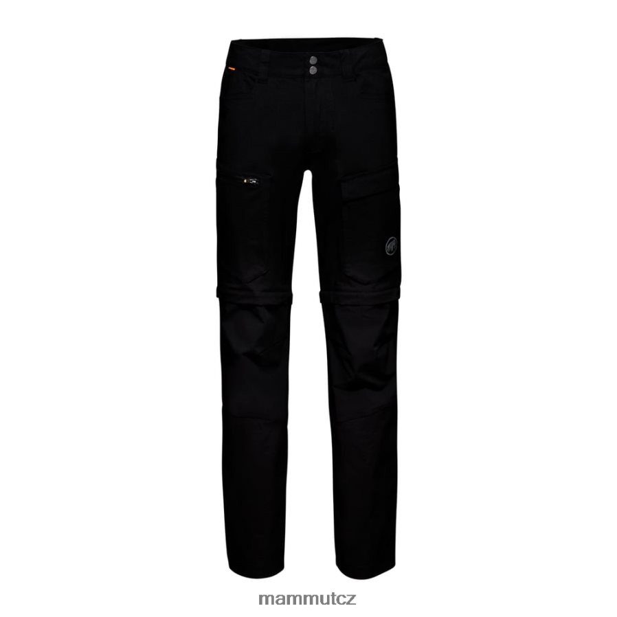 oblečení Mammut zinal hybridní kalhoty na zip Černá muži 4VTXXF255