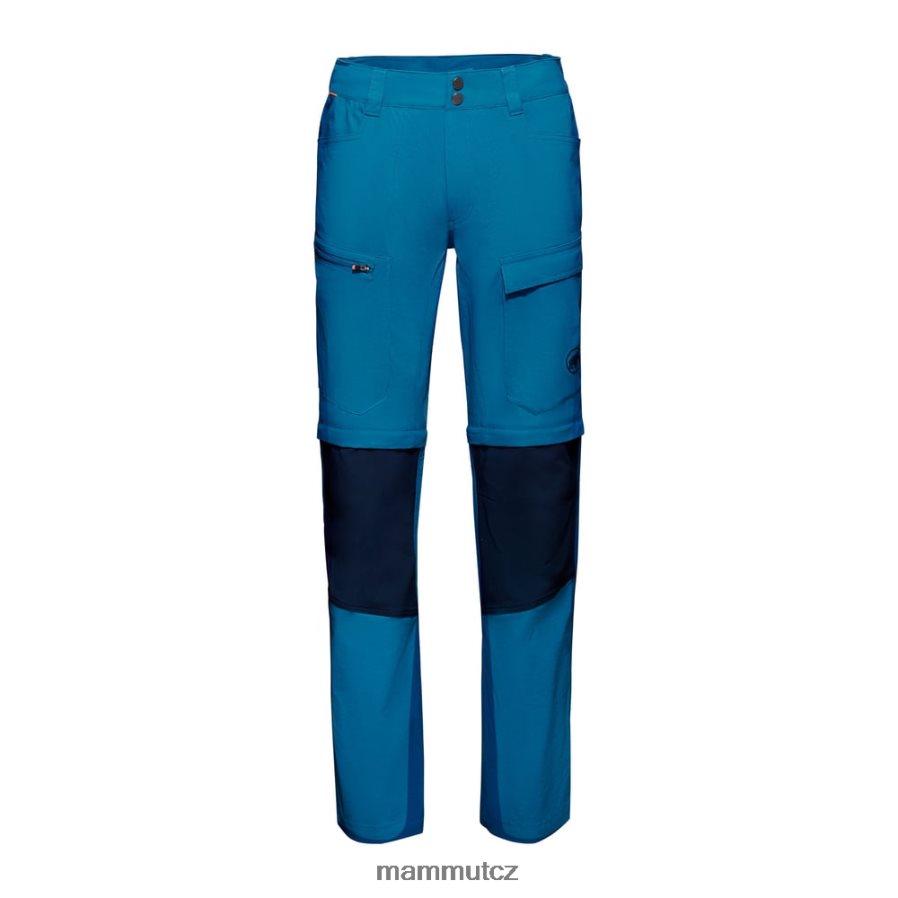 oblečení Mammut zinal hybridní kalhoty na zip hluboký led-mořský muži 4VTXXF1103