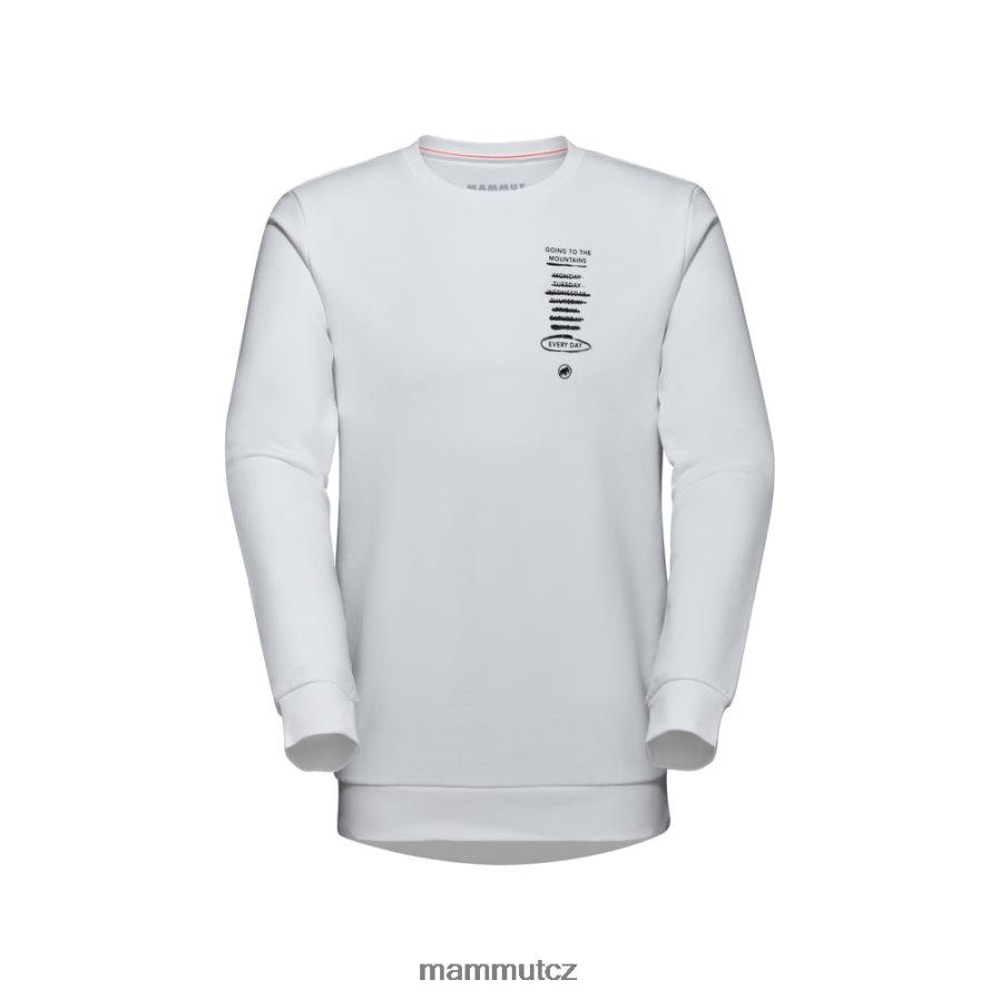 oblečení Mammut core ml crew krk každý den bílý muži 4VTXXF1084