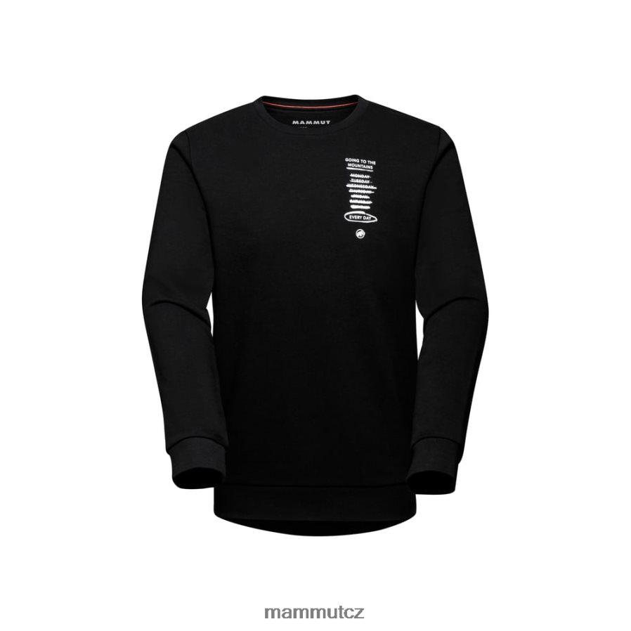 oblečení Mammut core ml crew krk každý den Černá muži 4VTXXF245