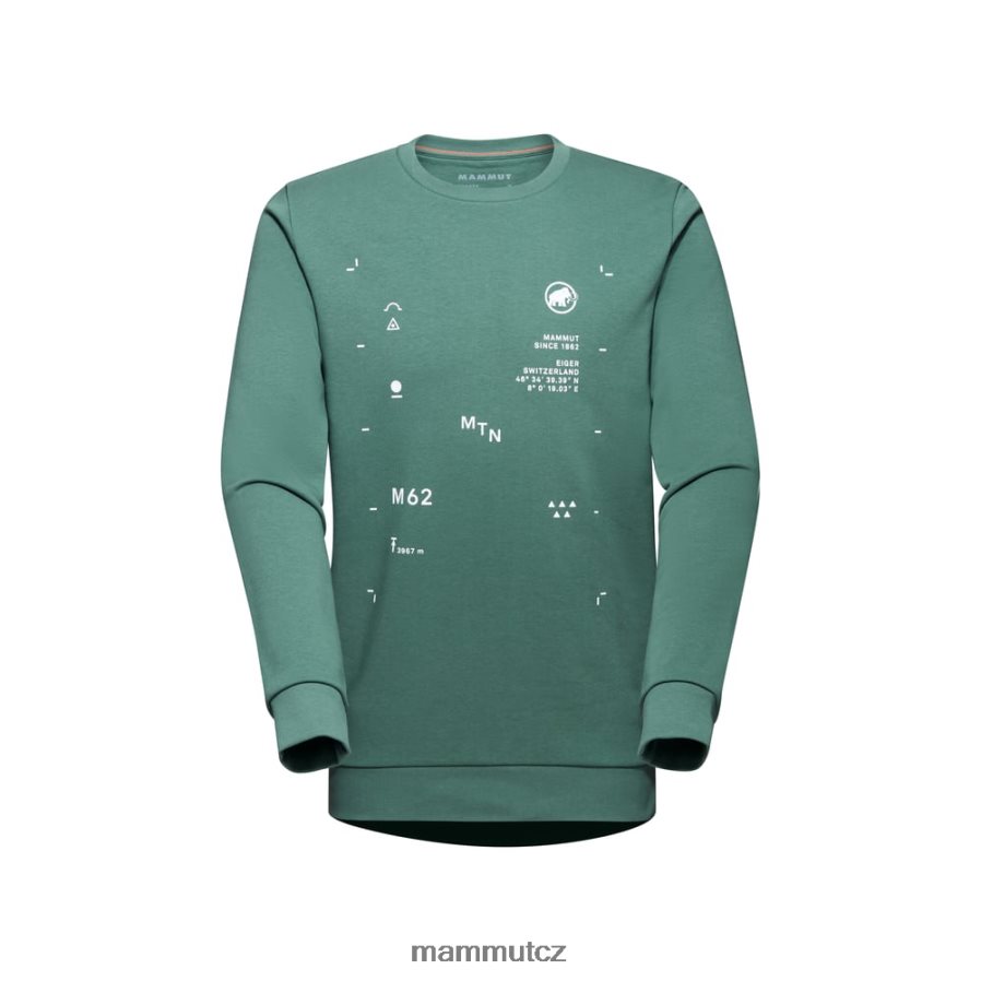 oblečení Mammut jádro ml crew neck kšilt tmavý nefrit muži 4VTXXF144