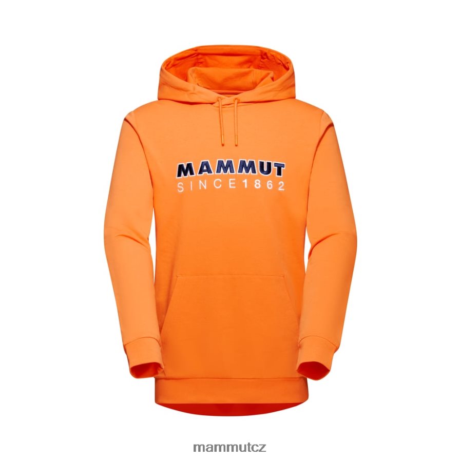 oblečení Mammut ml logo s kapucí tmavá mandarinka muži 4VTXXF1111