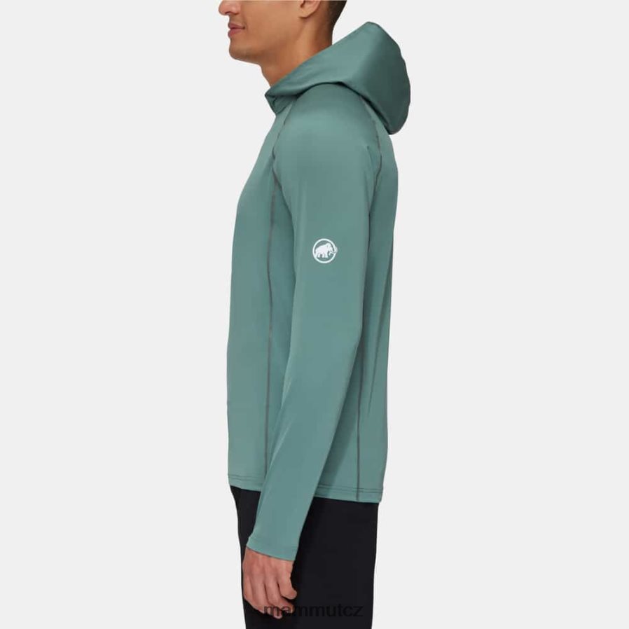 oblečení Mammut selun fl sun hoody tmavý nefrit muži 4VTXXF2