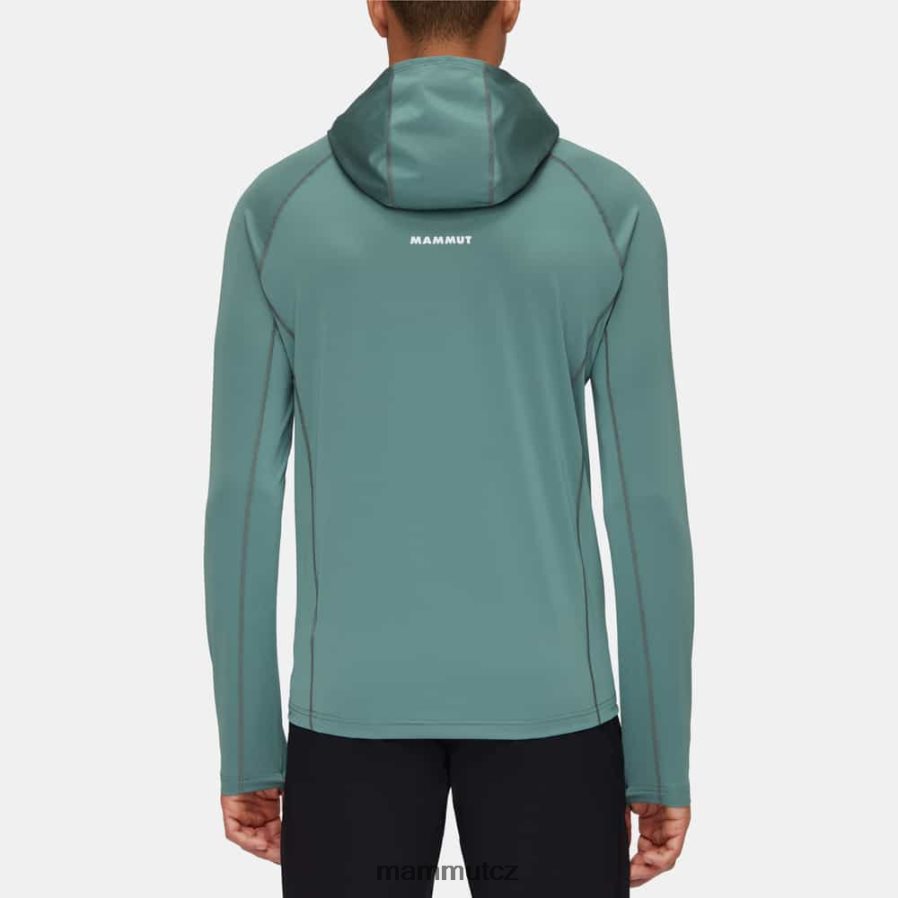 oblečení Mammut selun fl sun hoody tmavý nefrit muži 4VTXXF2