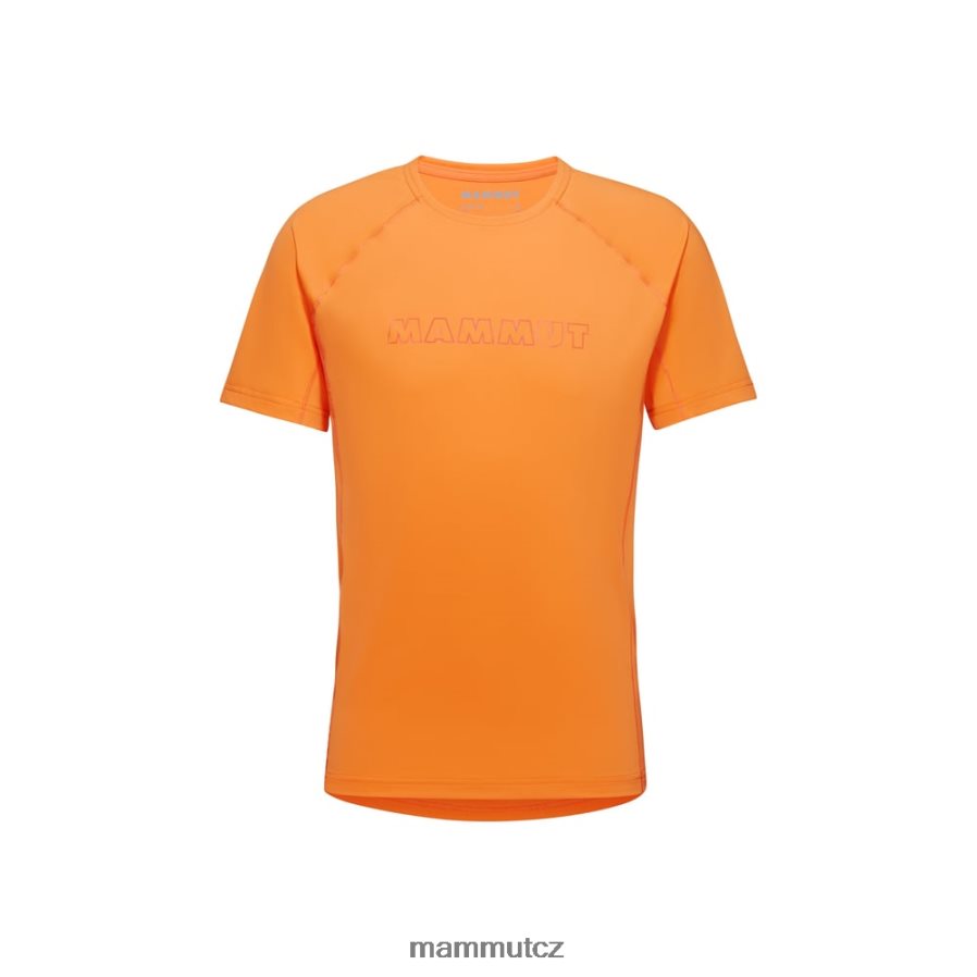 oblečení Mammut logo na tričku selun fl mandarinka muži 4VTXXF889