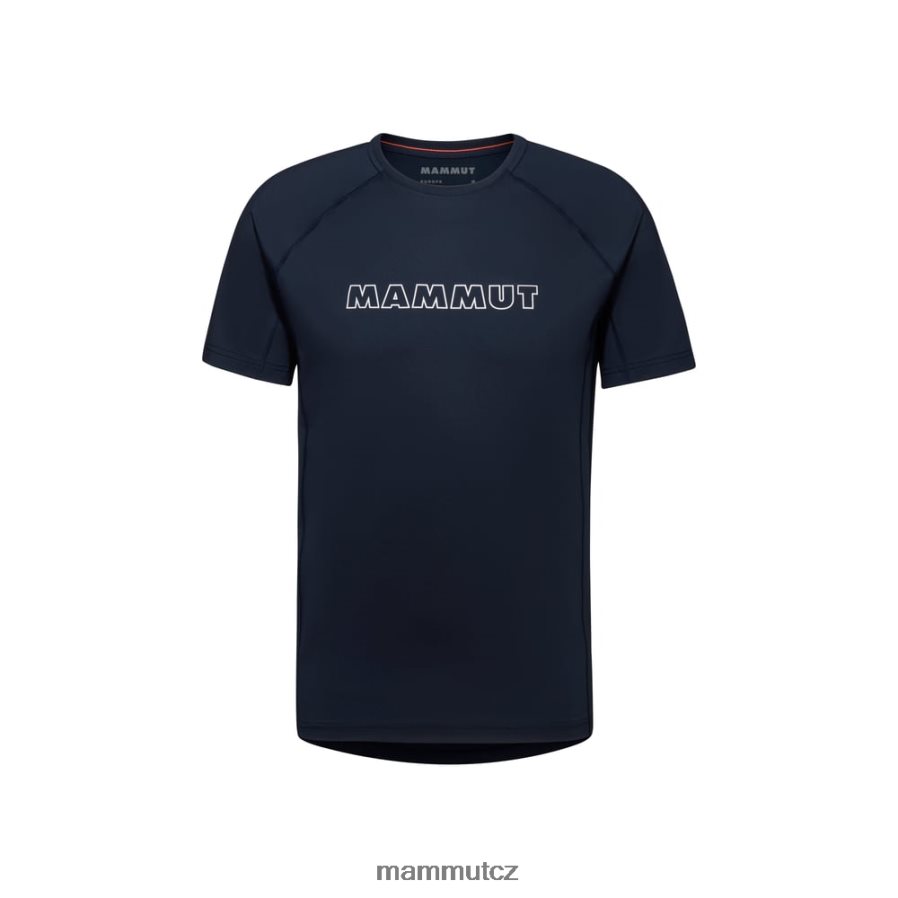 oblečení Mammut logo na tričku selun fl námořní muži 4VTXXF890