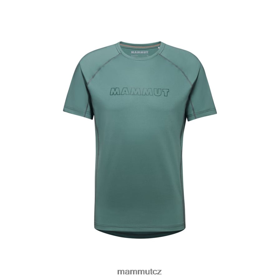 oblečení Mammut logo na tričku selun fl tmavý nefrit muži 4VTXXF150