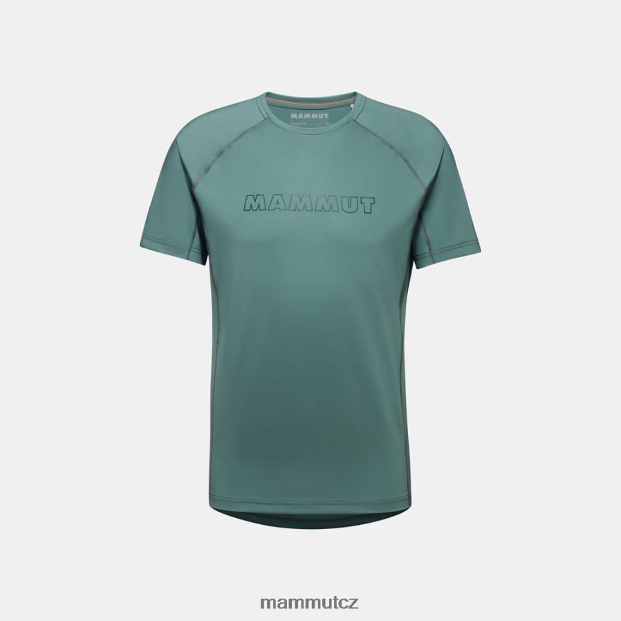 oblečení Mammut logo na tričku selun fl tmavý nefrit muži 4VTXXF150