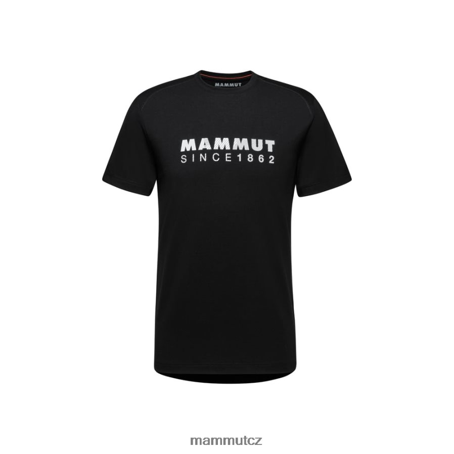 oblečení Mammut logo na tričku trovat Černá muži 4VTXXF148