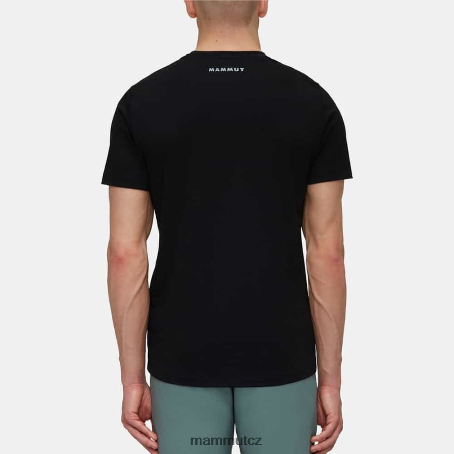 oblečení Mammut logo na tričku trovat Černá muži 4VTXXF148