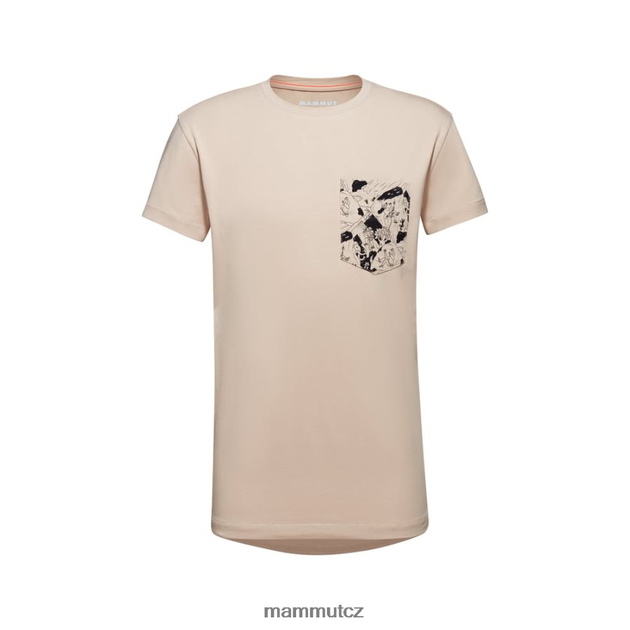 oblečení Mammut massone pocket t-shirt climber savana muži 4VTXXF1085