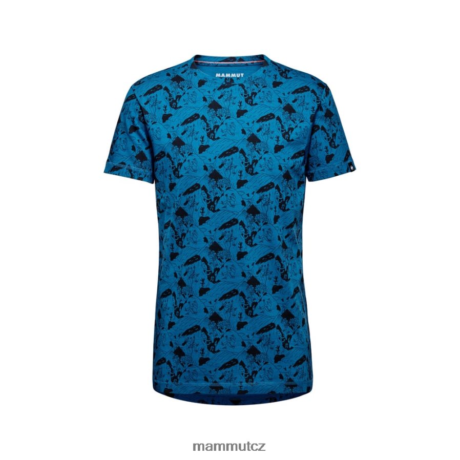 oblečení Mammut massone t-shirt lezení scéna hluboká ledově černá muži 4VTXXF1108