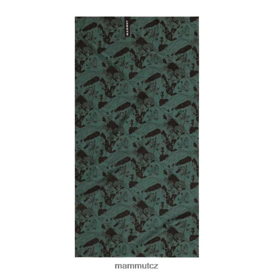 Příslušenství Mammut krční kamaše horolezecká scéna tmavě nefritově černá unisex 4VTXXF1190