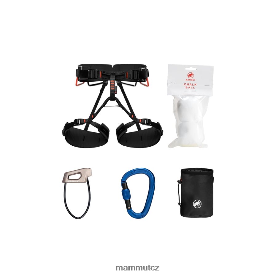 zařízení Mammut 4 skluzavka horolezecký balíček černá neutrální unisex 4VTXXF440