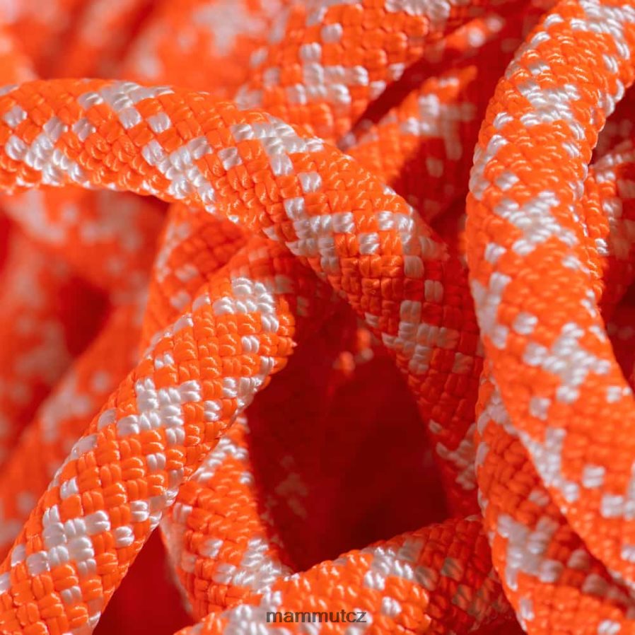 zařízení Mammut 9,5 Crag klasické lano zářivá oranžovo-bílá unisex 4VTXXF393