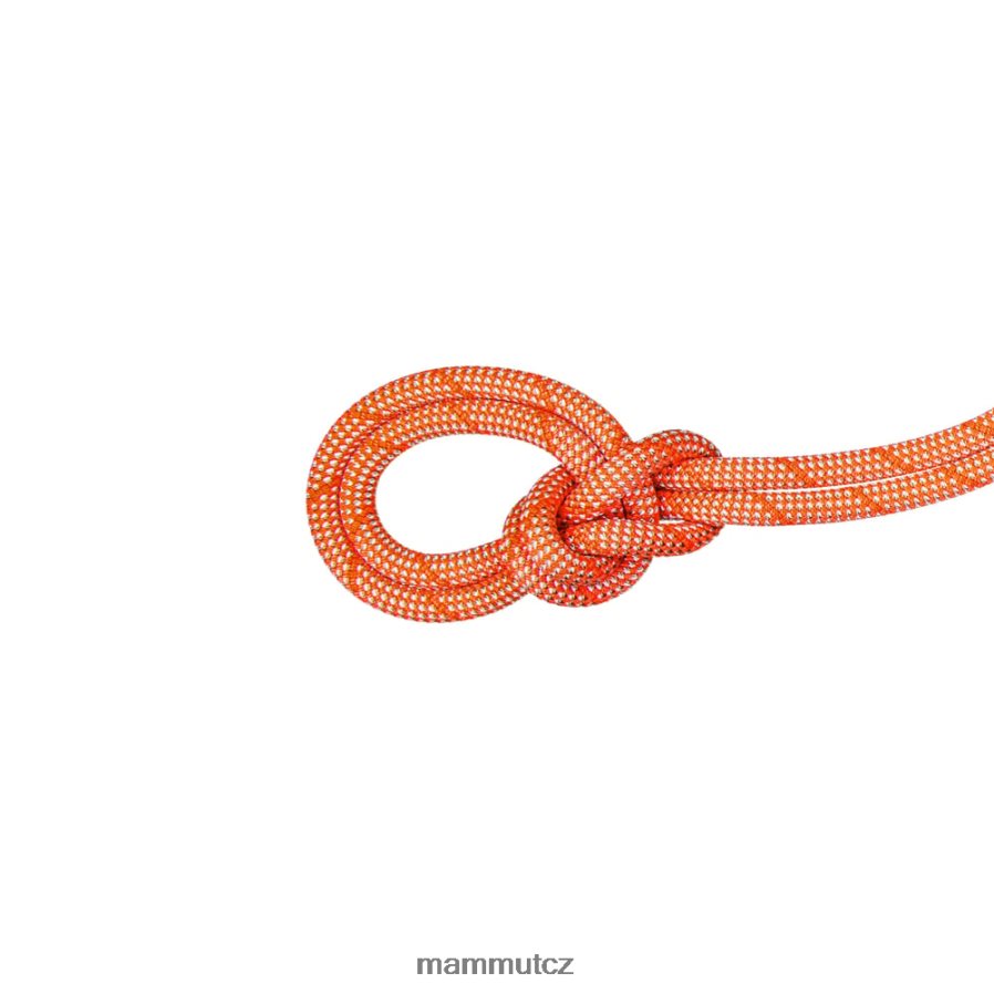 zařízení Mammut 9,8 crag klasické lano oranžovo-bílá unisex 4VTXXF506