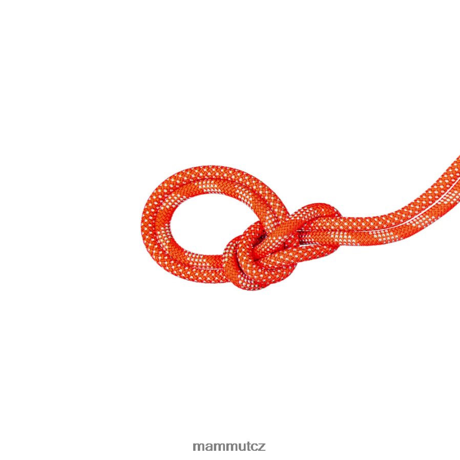 zařízení Mammut 9,8 crag klasické lano zářivá oranžovo-bílá unisex 4VTXXF1413