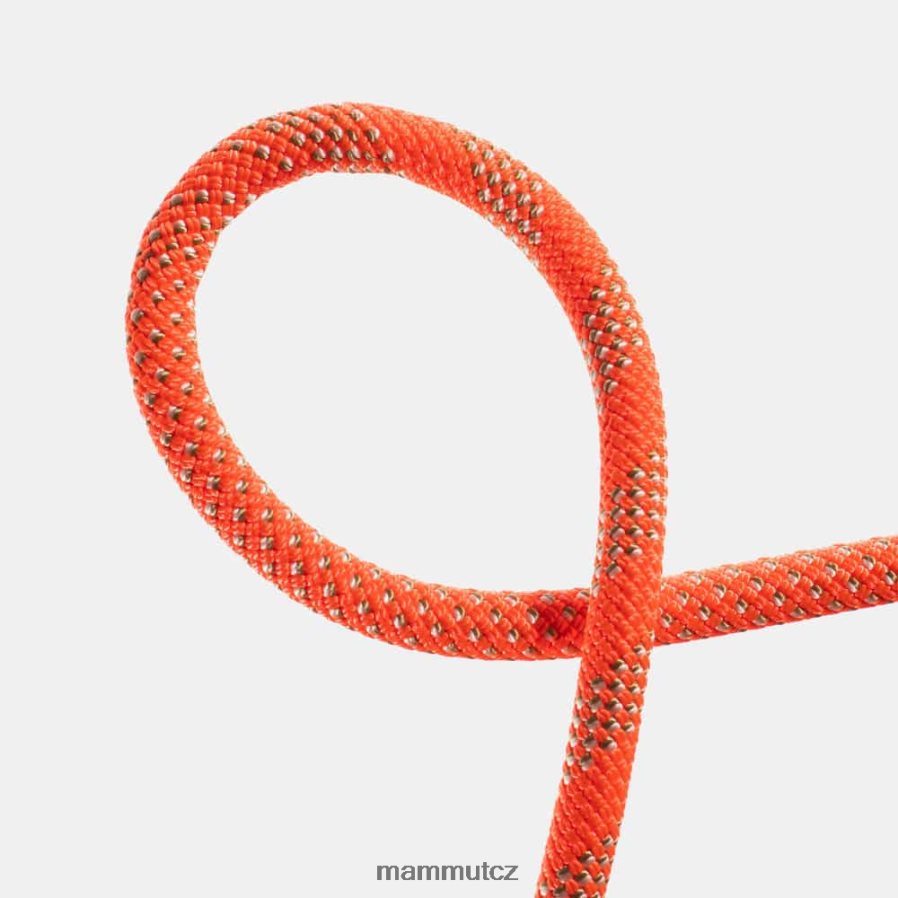 zařízení Mammut 9,8 crag klasické lano zářivá oranžovo-bílá unisex 4VTXXF1413
