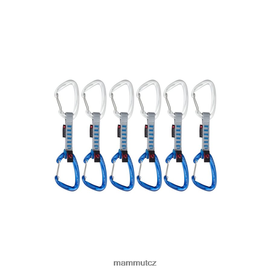zařízení Mammut Crag drát 10 cm indikátor 6-balení expresky stříbrno-ultramarínové unisex 4VTXXF453