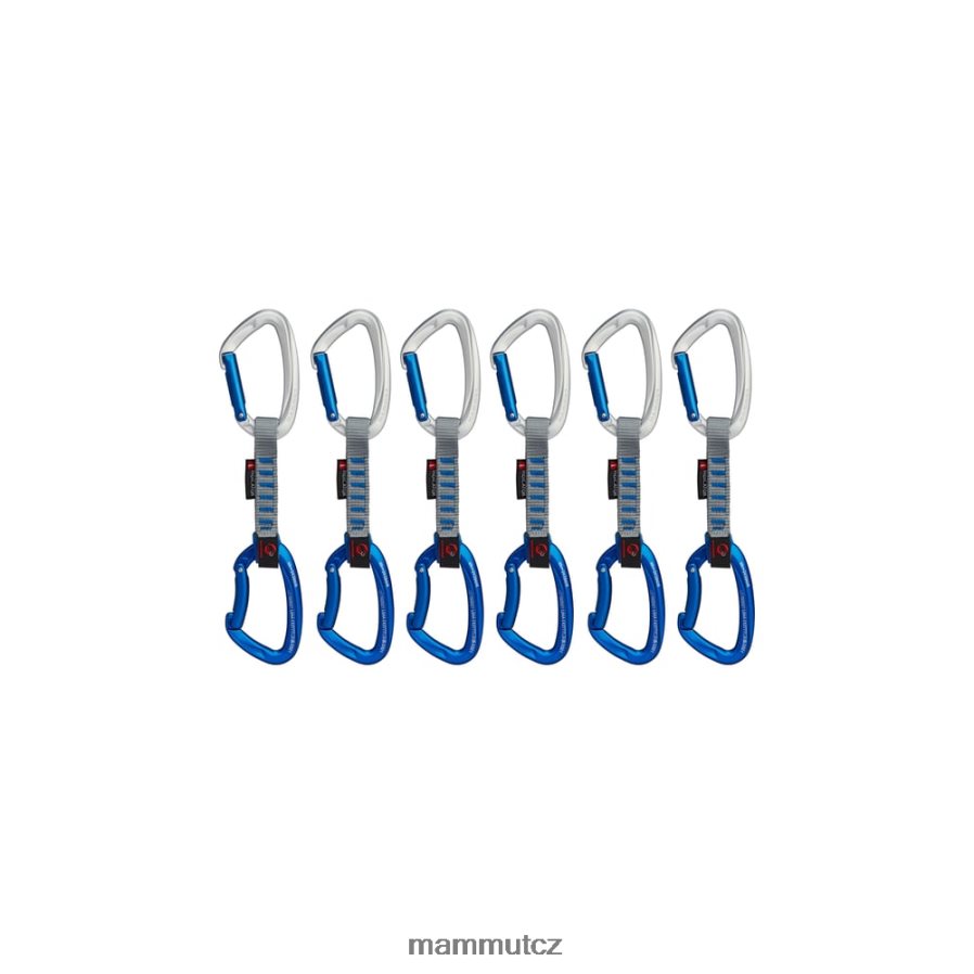 zařízení Mammut Crag keylock 10 cm indikátor 6-balení expresek stříbrno-ultramarínové unisex 4VTXXF553