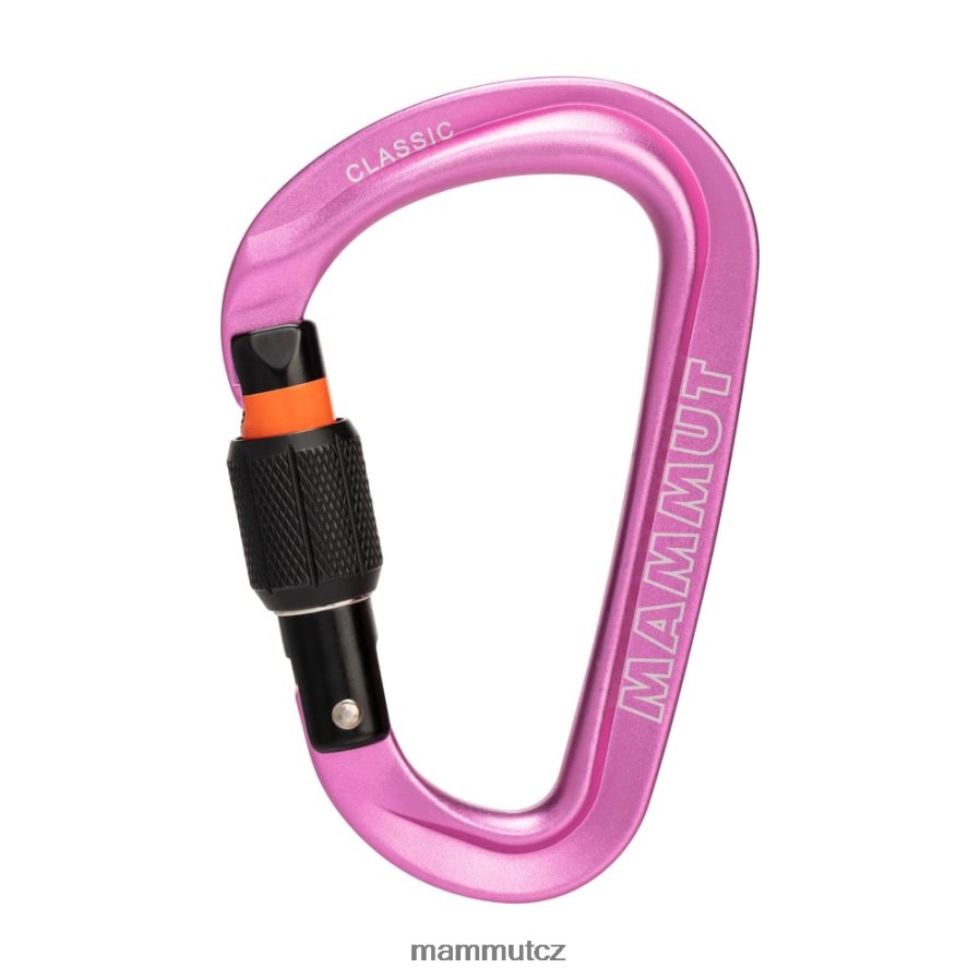 zařízení Mammut klasická šroubovací karabina hms růžový unisex 4VTXXF1319