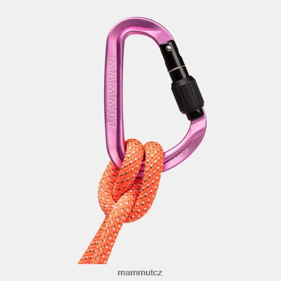 zařízení Mammut klasická šroubovací karabina hms růžový unisex 4VTXXF1319