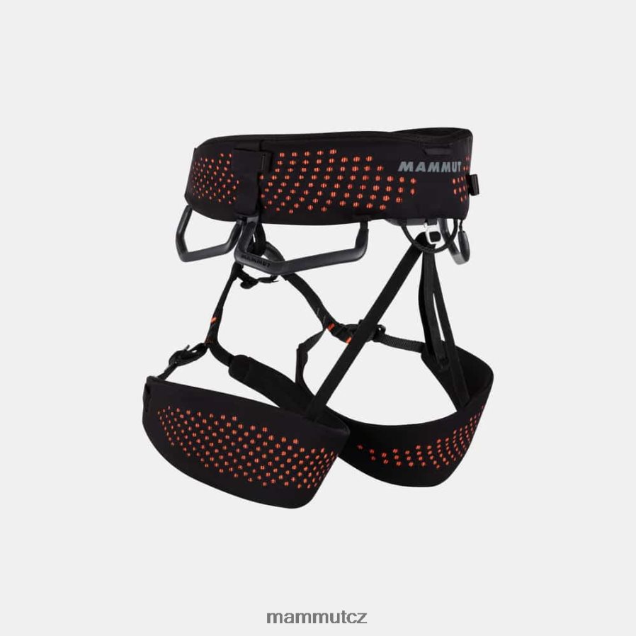 zařízení Mammut pohodlné rychle nastavitelné popruhy černá-bezpečnostní oranžová unisex 4VTXXF501
