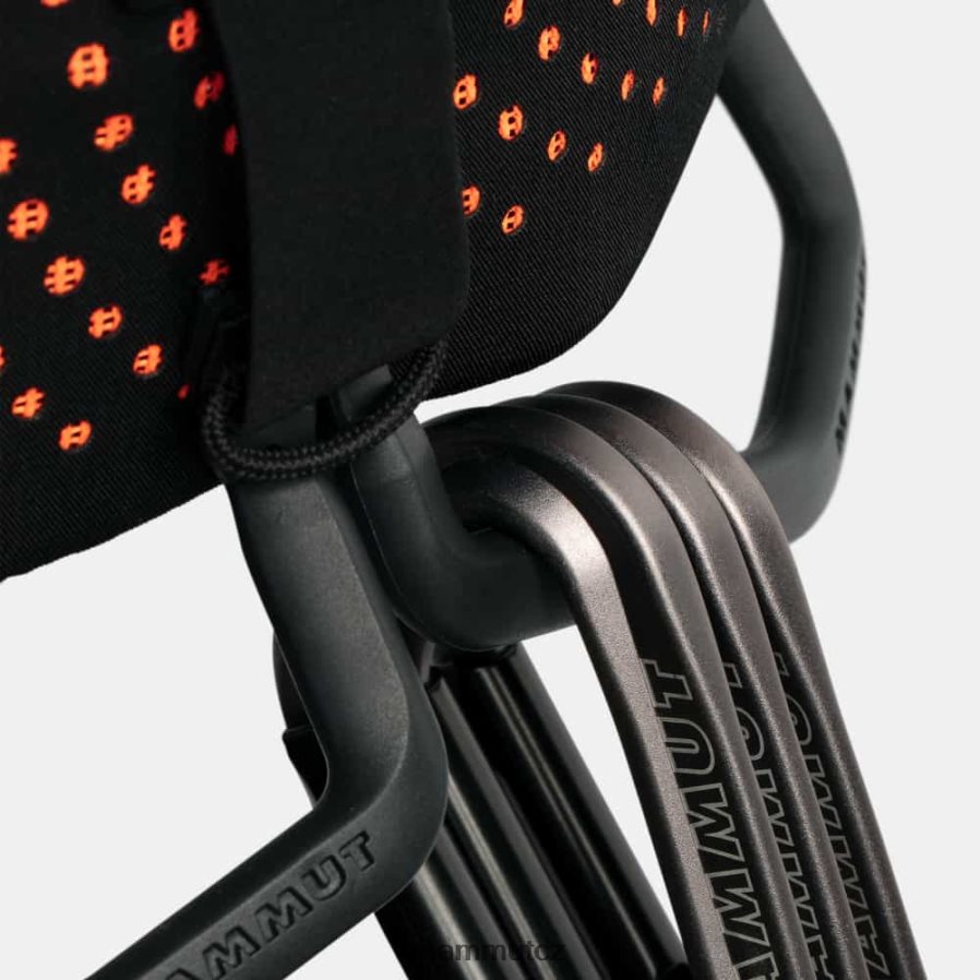 zařízení Mammut pohodlné rychle nastavitelné popruhy černá-bezpečnostní oranžová unisex 4VTXXF501