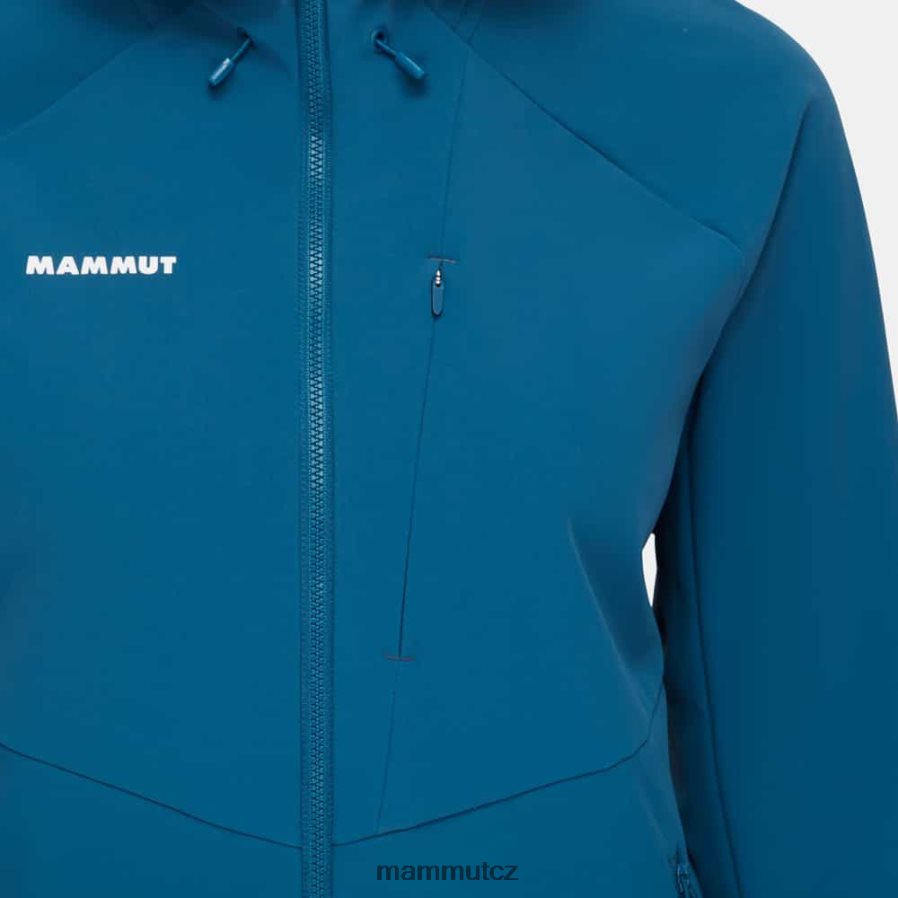 oblečení Mammut maximální pohodlí, takže bunda s kapucí hluboký led ženy 4VTXXF666