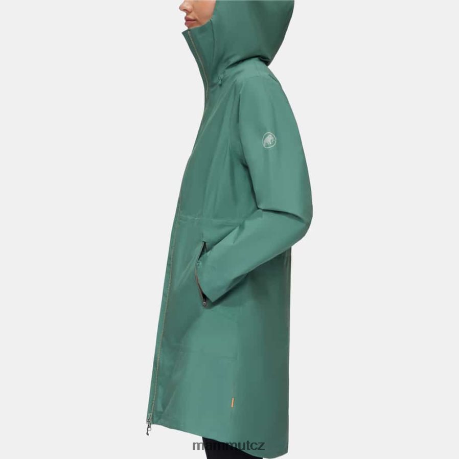 oblečení Mammut seon pac hs parka s kapucí tmavý nefrit ženy 4VTXXF737