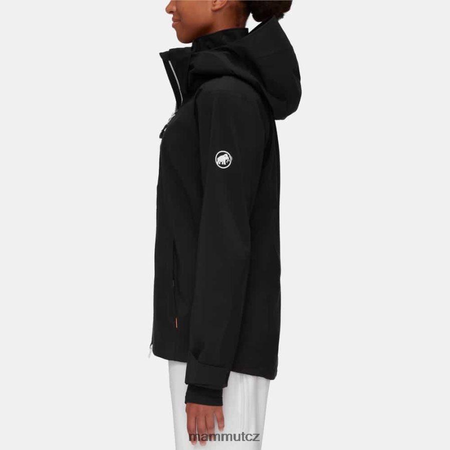 oblečení Mammut stoney hs bunda Černá bílá ženy 4VTXXF69