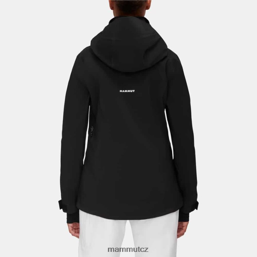 oblečení Mammut stoney hs bunda Černá bílá ženy 4VTXXF69