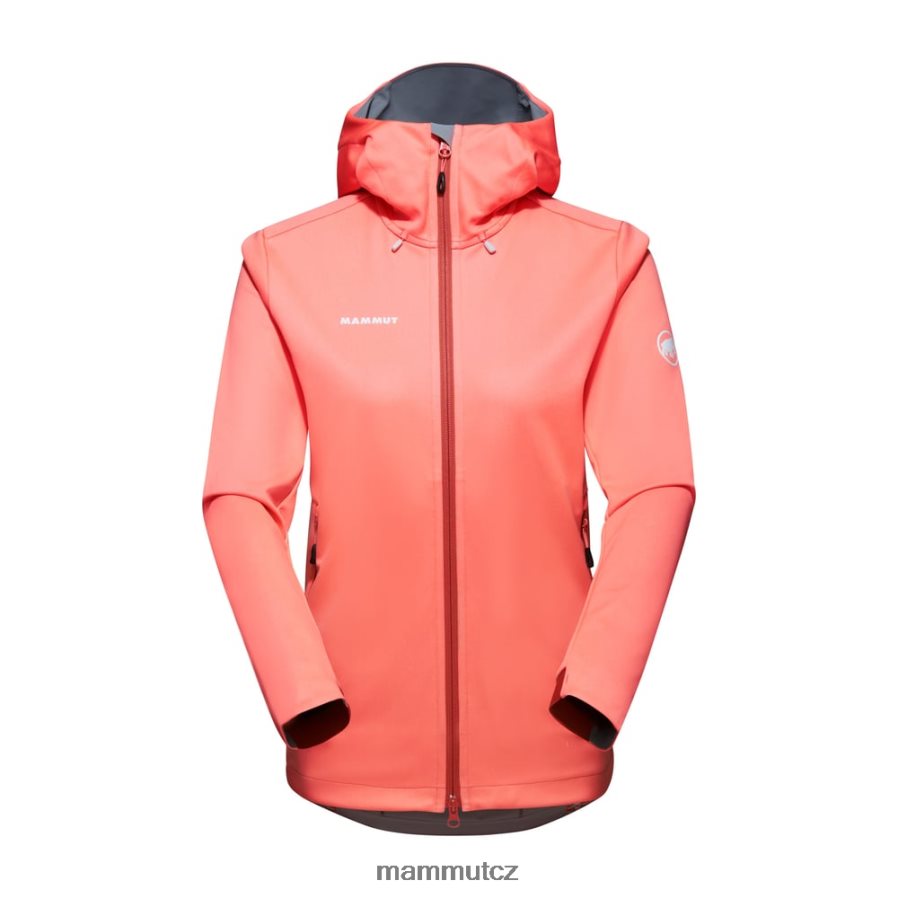 oblečení Mammut ultimate vii tak bunda s kapucí losos ženy 4VTXXF739